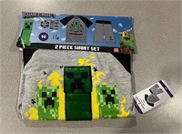 Minecraft 10 Boy's 2pc Short Set