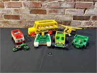 Vintage Fisher Price Little People Toy Vehicles