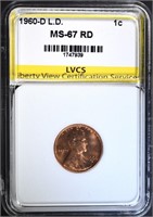 1960-D Lg Dt LINCOLN CENT LVCS SUPERB