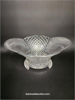 Beautiful Large Vintage Glass Bowl/Vase-Would Be A