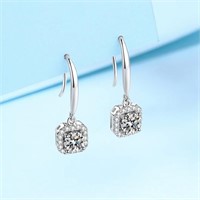 Moissanite Diamond Stud Earings For Women - 925 St