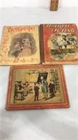 Lot of 3 antique books from early 1900s.  The