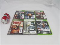 6 jeux pour Xbox 360