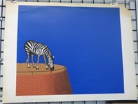 Asmus Dieter "Zebra II" LE Signed Lithograph