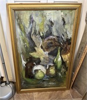 Framed oil on canvas 33.5" x 23.5"