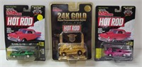 3 1/64 HOT ROD STOCK CARS - 1 GOLD