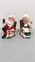 Lefton’s Vintage Santa Claus & Mrs Claus Salt &