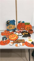 Lot of Halloween decorations including Beistle
