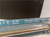Shop Light and Decorative Metal Rod Set