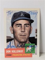 Don Kolloway Autograph