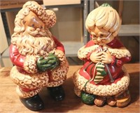Mr. and Mrs. Claus Figures