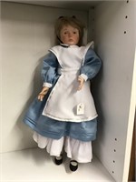 Alice in Wonderland Porcelain Silvestri Doll