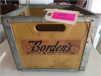 1967 Borden's milk crate