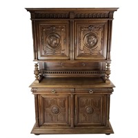 19TH C. FRENCH HUNT CABINET