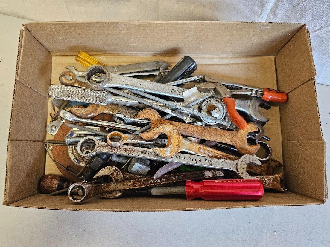 Box of misc. tools