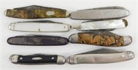 8 Vintage Folding Pocket Knives - Assorted Brands