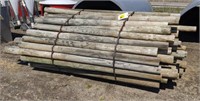 Various lengths wooden poles, bidding on 1 times