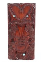 Maori Toi Whakairo Carved Wooden Panel,