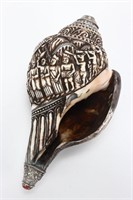 Engraved Conch Shell Horn,