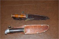 2 Hunting Knives - Western & Weske
