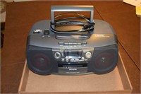 Aiwa Portable Radio & Tape Player; single eye