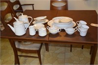 Partial China Set and Box Lot of Glass