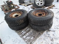 Set of tires & rims