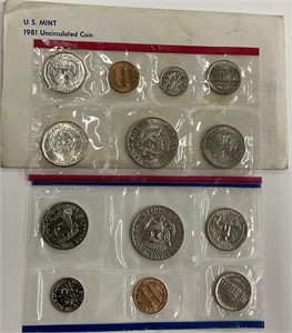 1981 US MINT UC COIN SET