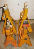 (2) Pair of Jack Stands. Note: One is Missing Top