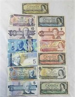 Canadian Currency Lot