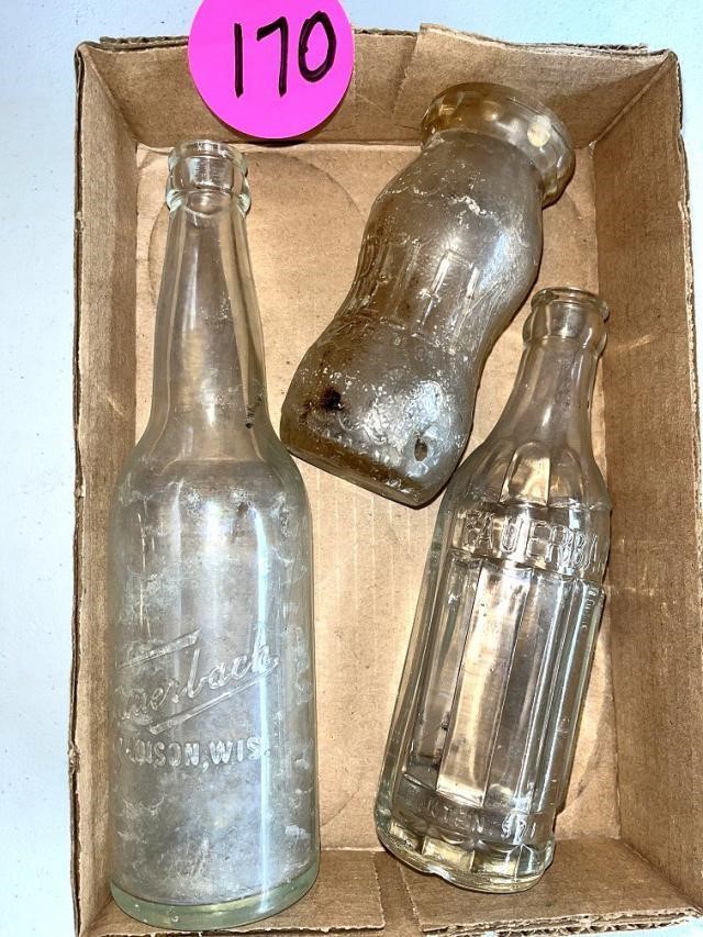 (2) Fauerbach Bottles & Bireleys (Damaged)
