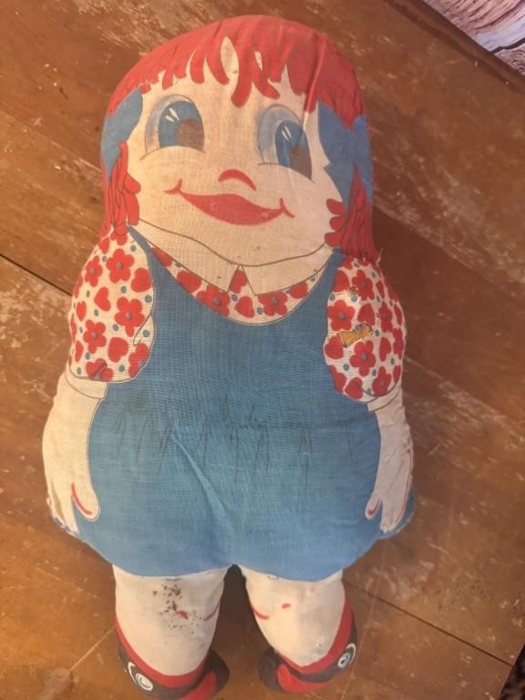 Vintage 16" Raggedy Ann Stuffed Plush Toy