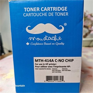 HP 414A No Chip Cyan Replacement Toner Cartridge
