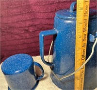 Coffee pot and mug enamel wear