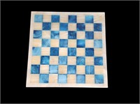 Blue & White Marble Game Board