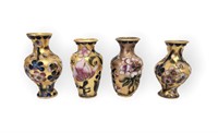 Miniature Cloisonne Vases (4)