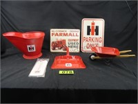 McCormick Deering Farmall Metal Sign, Thermometer,