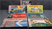6pc 1950s-1970s Games