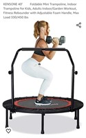 NEW 40" Fitness Mini Trampoline w/ Adjustable