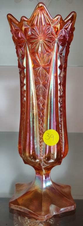 Carnival Glass Vase