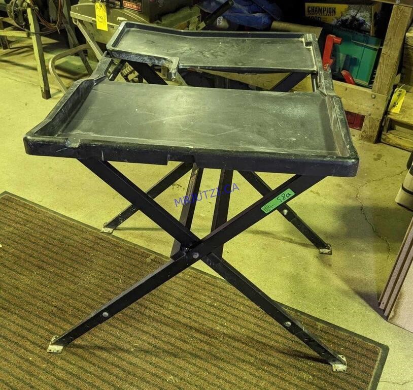 DeWalt Tile Saw Stand, with side/ rear water trays