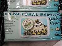 Eco Natural Baby Wipes 60 Per Pack
