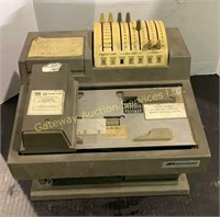 Addressograph Vintage Credit Card Scanner