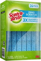 G) 23ct Scotch-Brite Scrub Sponges, Zero Scratch,