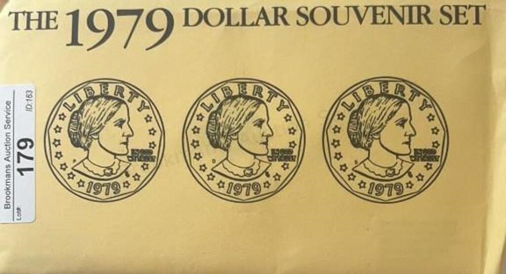 1979 Dollar  Susan B Anthony Souvenir Set