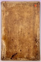 Poplar cutting board, batten ends, 19" x 28.5"