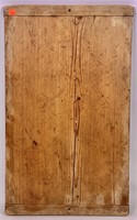 Yellow pine cutting board - batten ends, 16" x