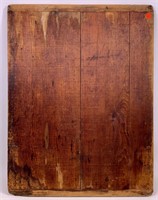 Pine cutting board, batten ends, 24.5" x 32"