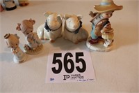 Lefton Figurines (1 Has Signs of Repair)