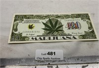 420 Marijuana Souvenir Dollar
